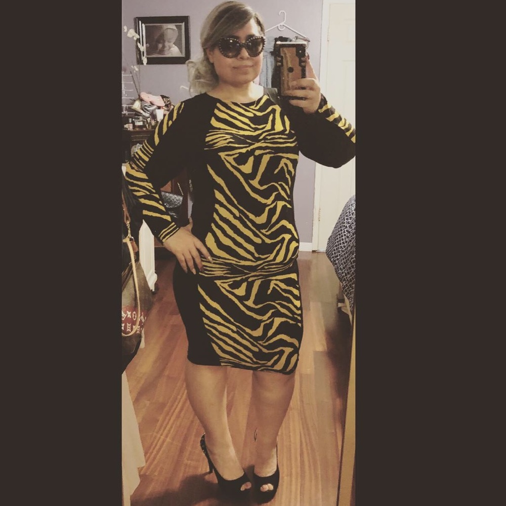 Bodycon Black/yellow